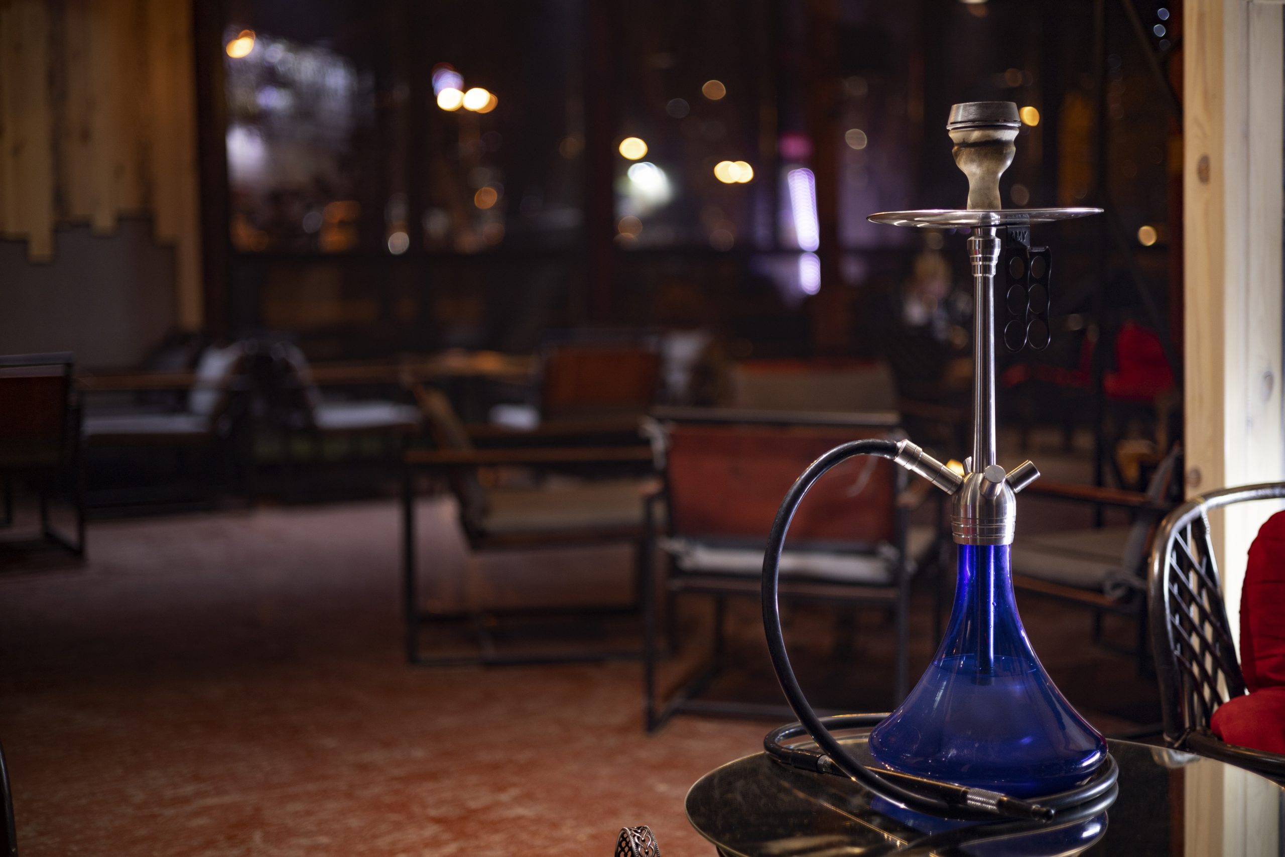 hookah or shisha in a cafe ambience